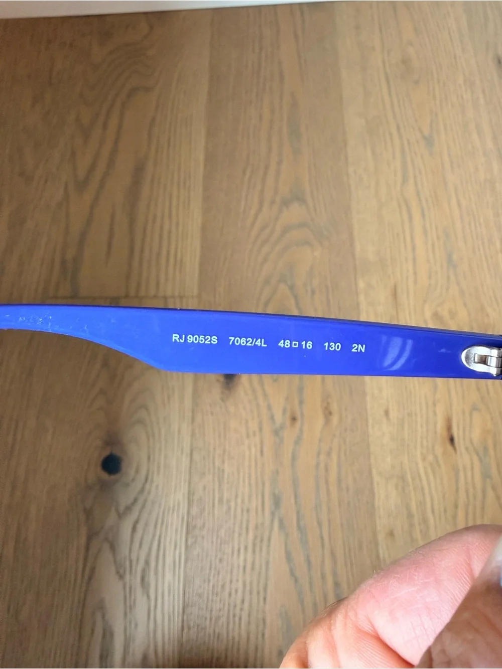 Youth Ray-Ban Blue Frame Sunglasses